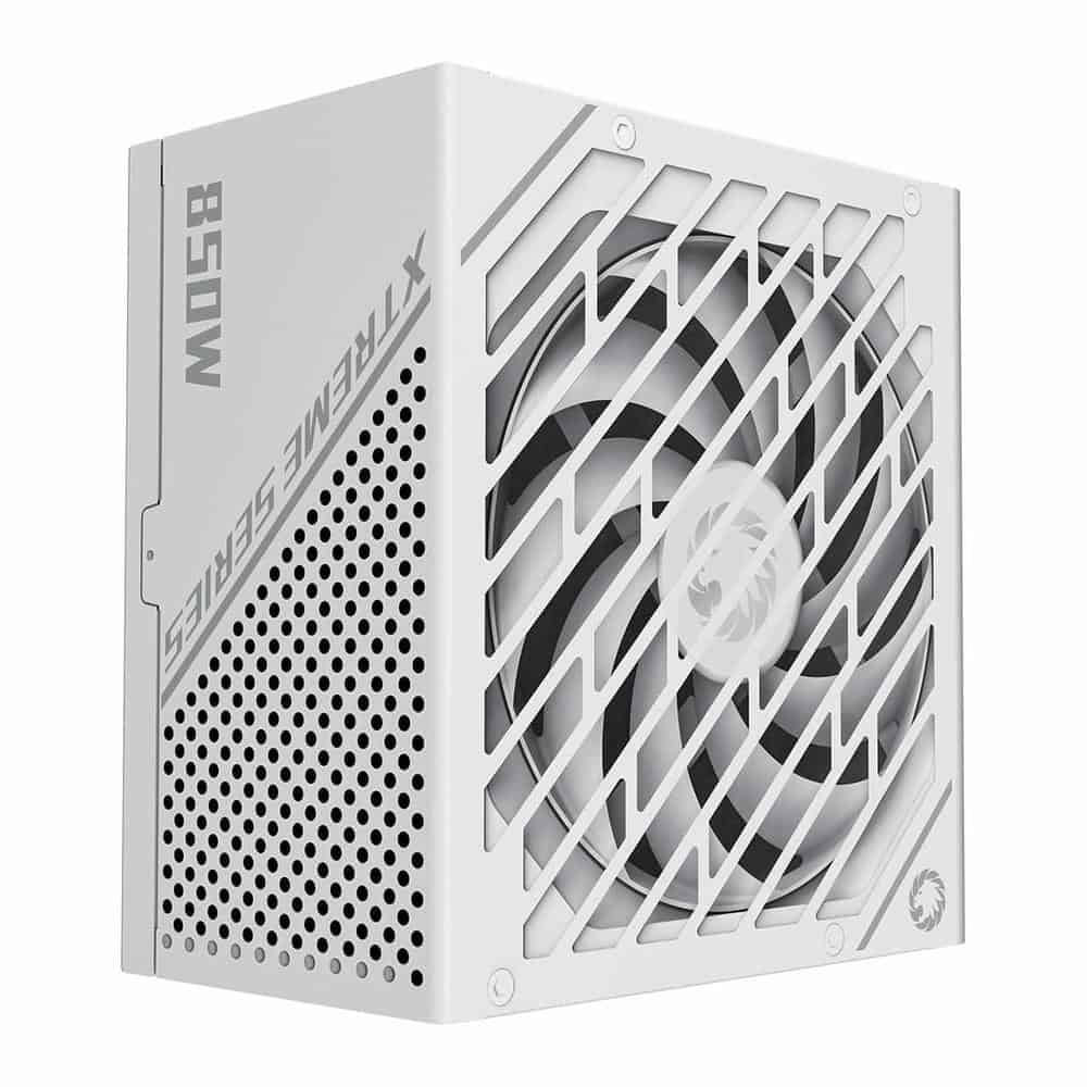 (image for) GameMax GX-850 Pro 850 Watt Fully Modular PCIe Gen 5 ATX3.0 80+ Gold Power Supply White